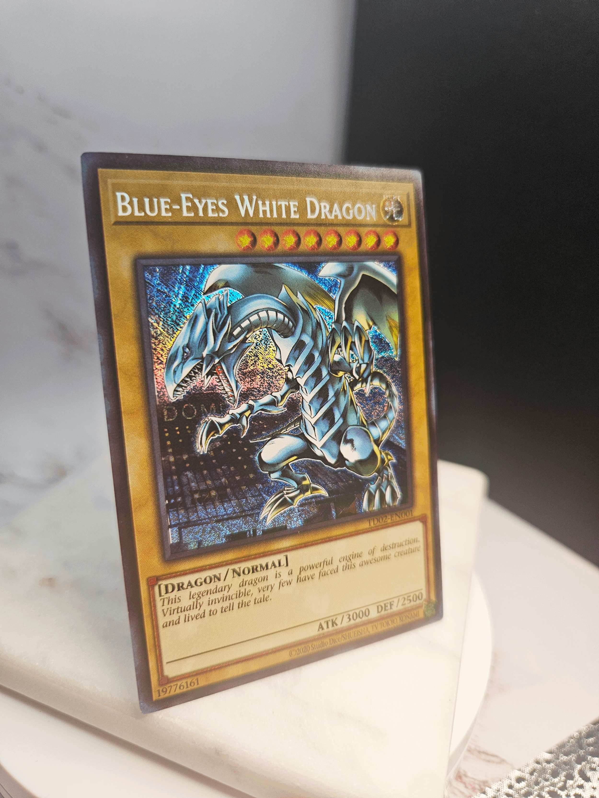 Blue-Eyes White Dragon (Bandai Art) — ValueTCG